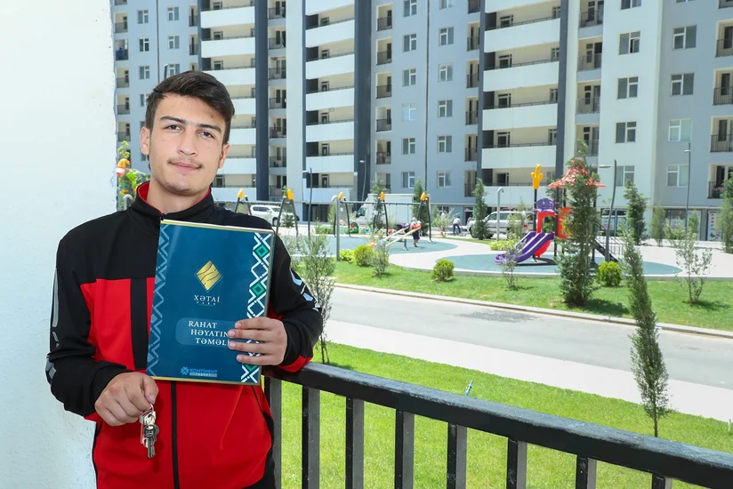 Şəhid Nurlan Qurbanlının ailəsinə mənzil verilib