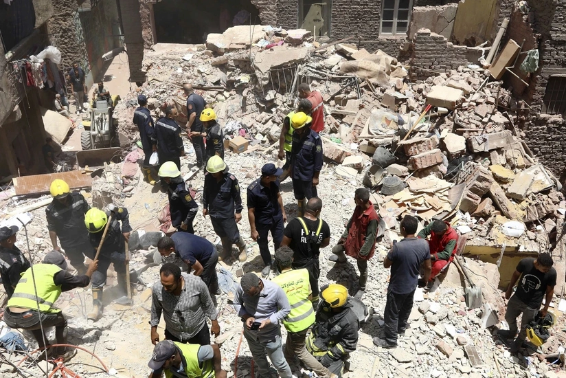 В Египте рухнул пятиэтажный дом