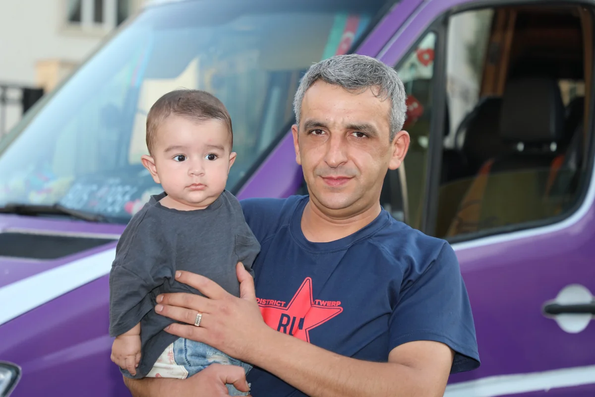 Another group of IDPs depart for Khidirli village of Aghdam