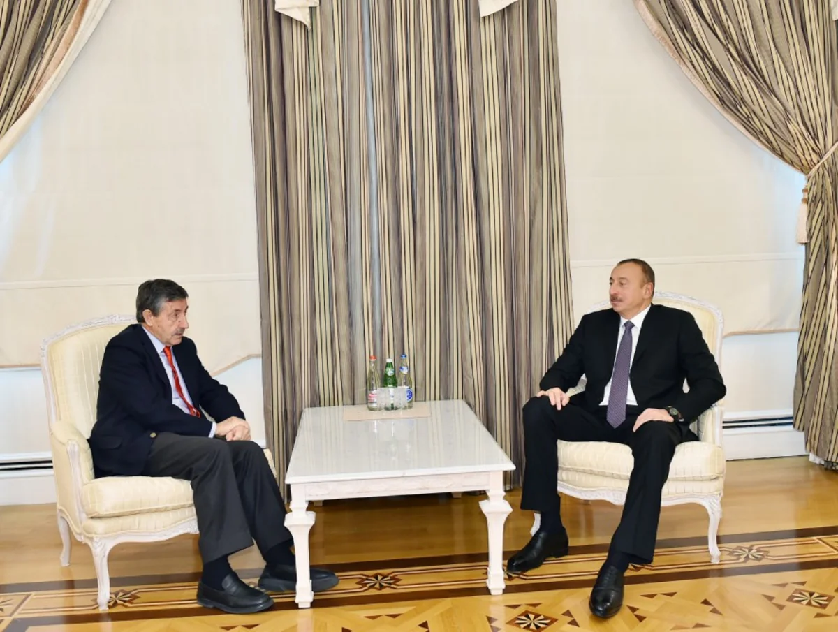 President Ilham Aliyev received ICF and CEV Presidents