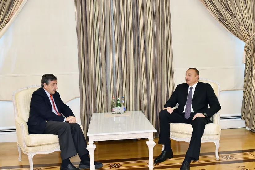 President Ilham Aliyev received ICF and CEV Presidents