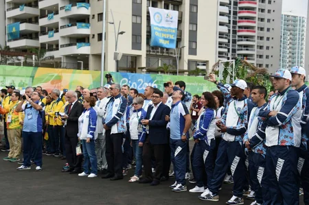 Azerbaijani flag raised in Rio Olympic village