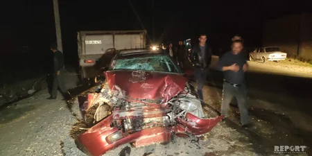 Bərdədə yük və minik avtomobilləri toqquşub, xəsarət alanlar var - FOTO - VİDEO - YENİLƏNİB