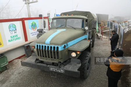 65 cars of Russian peacekeepers move freely on Khankandi-Lachin road
