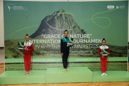 Naxçıvanda bədii gimnastika üzrə beynəlxalq turnir keçirilib