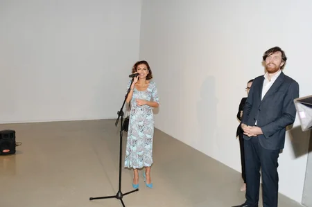 Leyla Əliyeva “YARAT” Müasir İncəsənət Mərkəzində iki sərginin açılışında iştirak edib