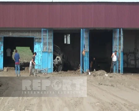 Sel Göyçayda fəsadlar törədib, Aşağı Qaraməryəm kəndi ilə əlaqə tam kəsilib
