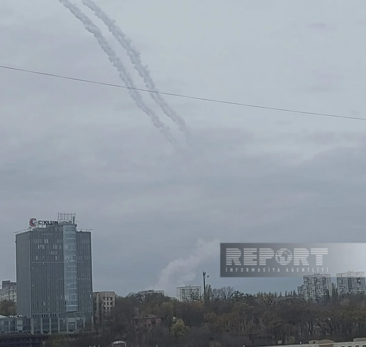 Several explosions heard in Kyiv