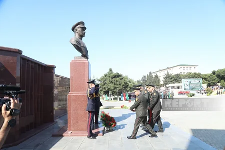 Cəmşid Naxçıvanski adına Hərbi Liseydə kursantların növbəti buraxılış mərasimi olub