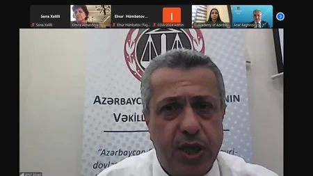 Beynəlxalq konfransda Azərbaycanda peşəkar hüquqi yardım üzrə layihələr barədə məlumat verilib