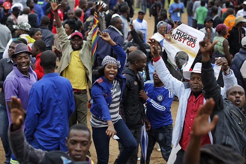 Zimbabwe capital launches march in support of army