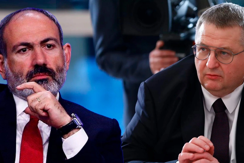 Paşinyan Rusiya Baş nazirinin müavini ilə görüşüb