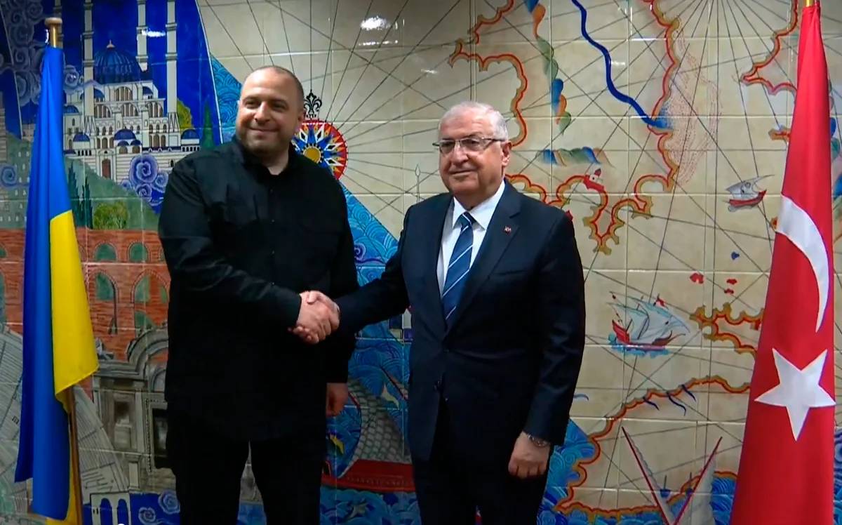 Turkish, Ukrainian defense ministers meet