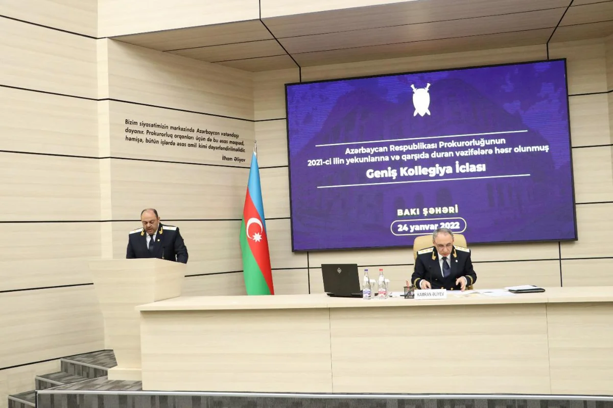Ötən il cəzalandırılan prokurorluq əməkdaşlarının sayı açıqlanıb