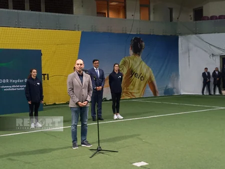 Ulu Öndərin xatirəsinə həsr olunan minifutbol turnirinin açılış mərasimi keçirilib