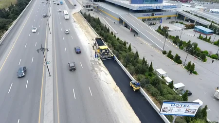 Paytaxtın girişində aparılan işlər yekunlaşmaq üzrədir