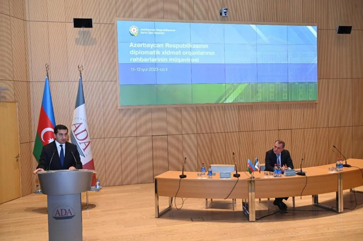 Diplomatik xidmət orqanlarının rəhbərlərinin VIII müşavirəsi öz işinə başlayıb