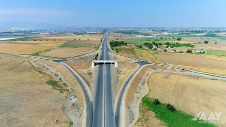 Gəncə-Qazax-Gürcüstan sərhədi yolunun Zəyəm-Qırılı hissəsinin tikintisi yekunlaşıb