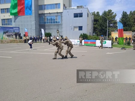 Mingəçevirdə “Şahin” hərbi-idman oyunlarının final mərhələsinə start verilib