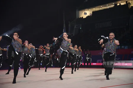 Milli Gimnastika Arenasında Avropa Kubokunun açılış mərasimi keçirilib