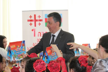 Gürcüstanda azərbaycanlı uşaqlar üçün bayram tədbiri təşkil edilib  