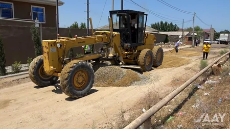 Bakının Kürdəxanı və Maştağa qəsəbələrinin yolları təmir edilir