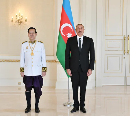 İlham Əliyev Kambocanın yeni səfirinin etimadnaməsini qəbul edib