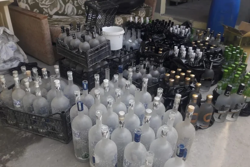 Gəncədə saxta alkoqollu içkilər istehsal edən müəssisənin fəaliyyəti məhdudlaşdırılıb