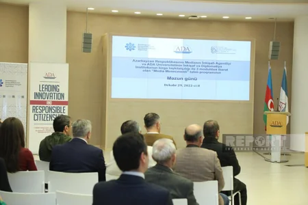 “Media Menecmenti” təlim proqramının bağlanış mərasimi keçirilib