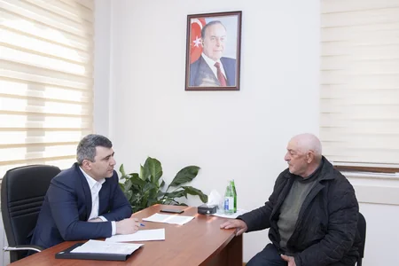 Kənd təsərrüfatı naziri Qazaxda vətəndaşlarla görüşüb