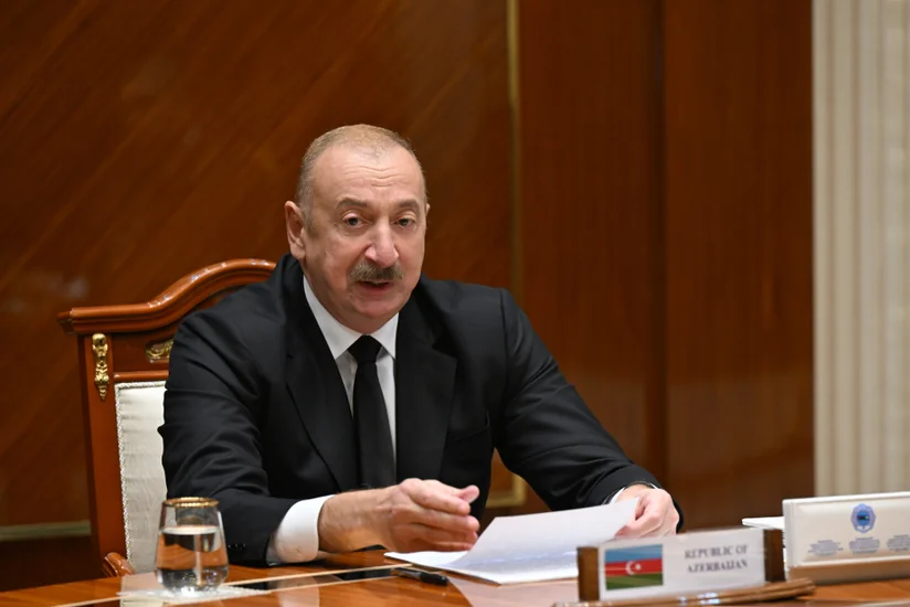 President: Azerbaijan, Turkmenistan, and Uzbekistan hold a key geostrategic position connecting East with West and North with South