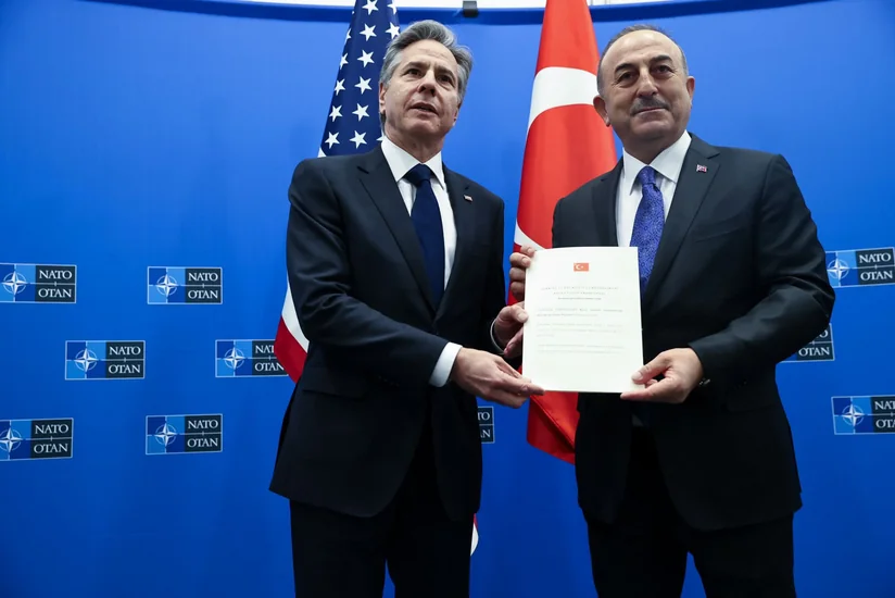 Mövlud Çavuşoğlu ABŞ dövlət katibi və İsveç XİN başçısı ilə görüşüb