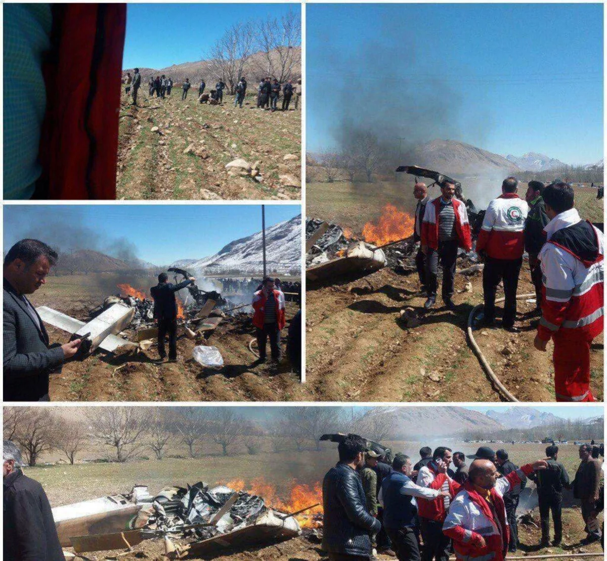 Helicopter crashes in Iran, casualties reported