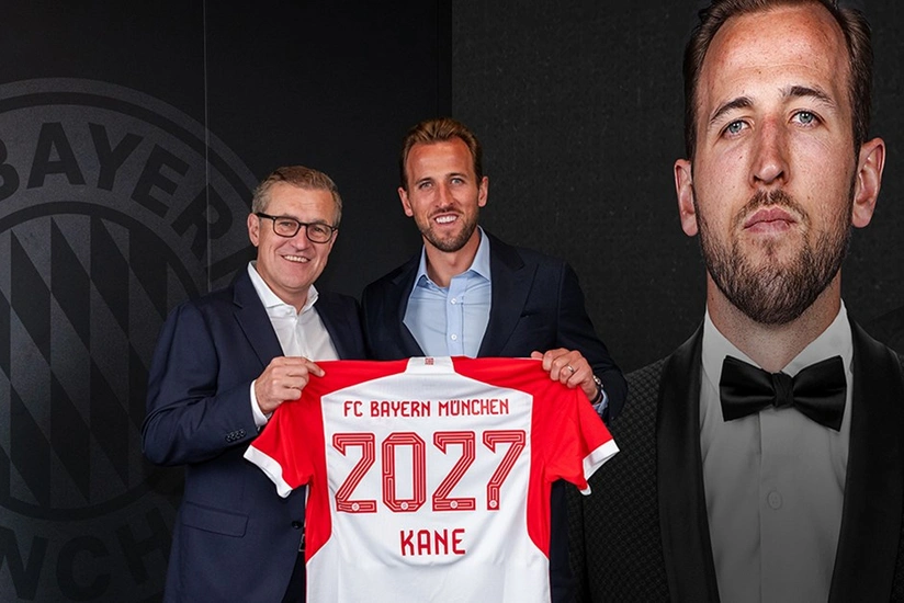 Harry Kane completes record-breaking Bayern Munich transfer from Tottenham