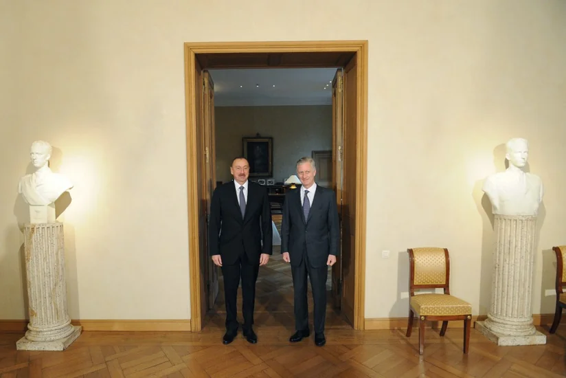 President Ilham Aliyev met with King Philippe of the Belgians