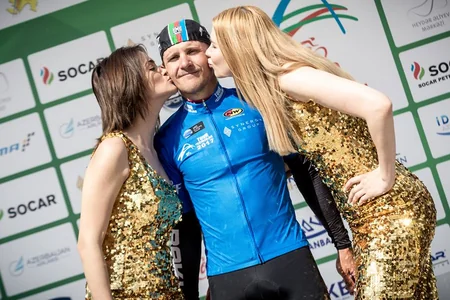 Азербайджанский велосипедист стал победителем второго этапа велотура Tour d’Azerbaidjan-2017
