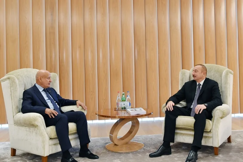 President Ilham Aliyev meets with ISESCO Director General
