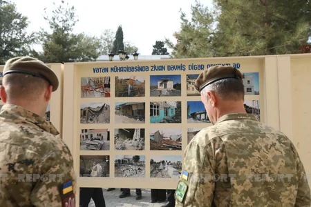 Представители дипкорпуса проинформированы о разрушениях в Тертере в ходе войны