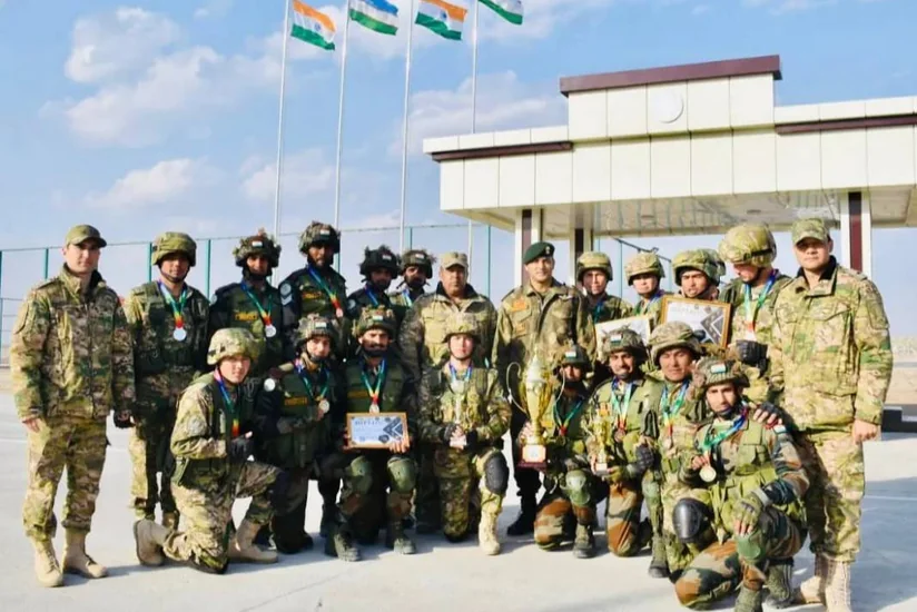 В Узбекистане на полигоне Термез начались совместные узбекско-индийские военные учения