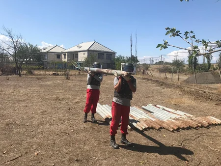 Ağstafada 29 ədəd “Qrad” raketi aşkar olunub