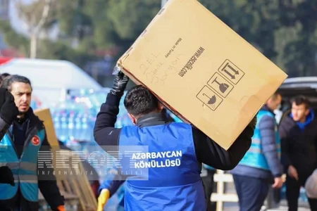 Azərbaycan könüllüləri Kahramanmaraşda fəaliyyətə başlayıblar