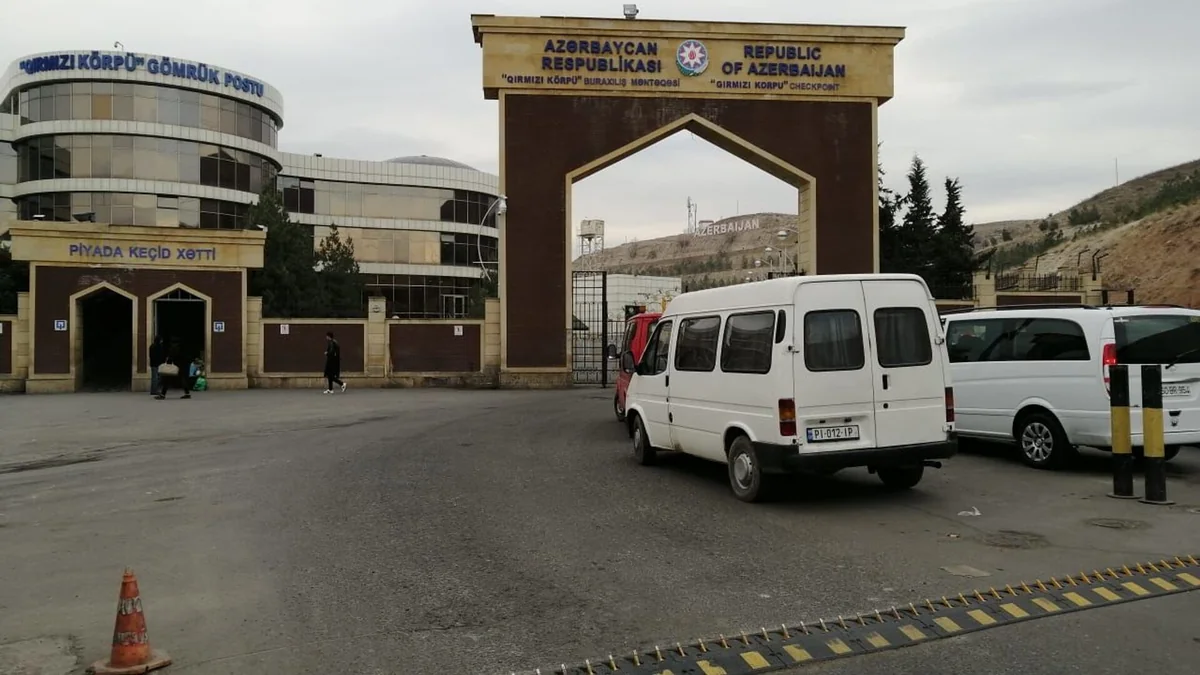 Gürcüstan-Azərbaycan sərhədindəki gömrük məntəqələri xüsusi iş rejiminə keçirilib