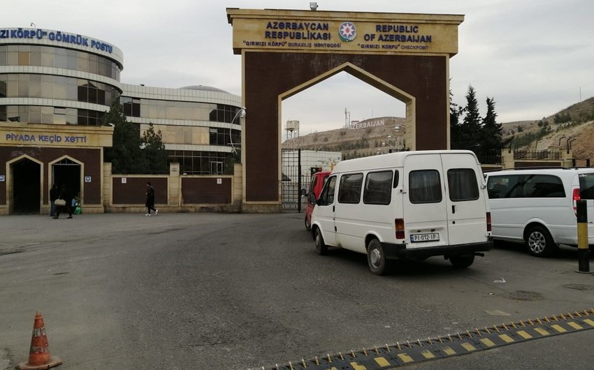 Gürcüstan-Azərbaycan sərhədindəki gömrük məntəqələri xüsusi iş rejiminə keçirilib