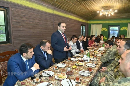 Tərtərdə Vətən müharibəsi iştirakçısı olan təhsil işçiləri ilə görüş keçirilib