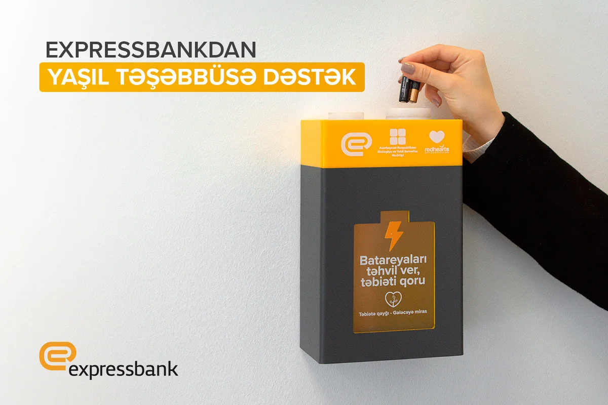 Expressbankdan yaşıl təşəbbüsə dəstək