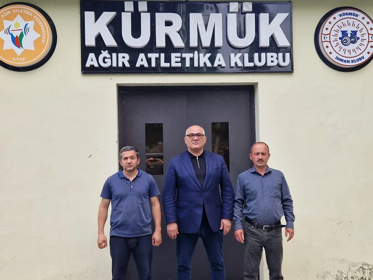Firdovsi Umudov Kürmük klubunun təlim-məşq mərkəzində olub