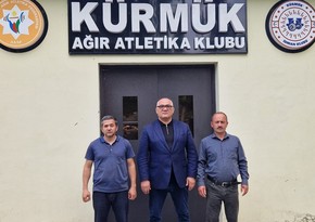 Firdovsi Umudov Kürmük klubunun təlim-məşq mərkəzində olub