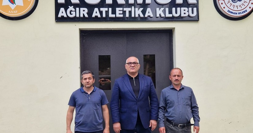 Firdovsi Umudov Kürmük klubunun təlim-məşq mərkəzində olub