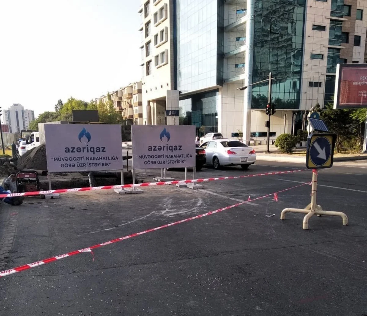 Bakının bir neçə ərazisinə qaz verilişində fasilə olacaq