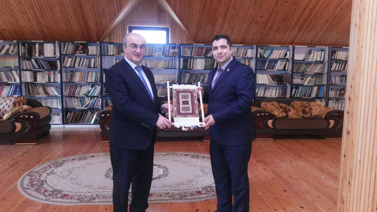 BSU rektoru Misir Mədəniyyət Mərkəzində olub